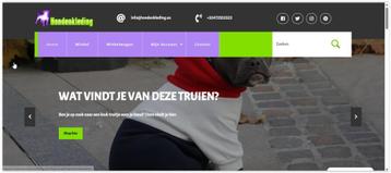 Hondenkleding webshop beschikbaar voor biedingen