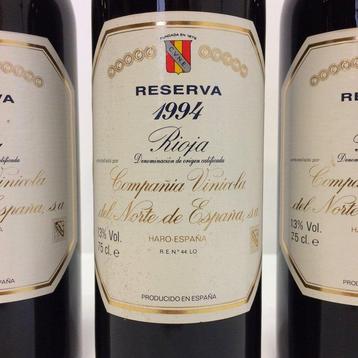 1994 C.V.N.E. - Rioja Reserva - 3 Flessen (0.75 liter)