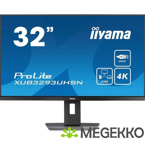 Iiyama ProLite XUB3293UHSN-B5 32  4K Ultra HD KVM IPS, Computers en Software, Overige Computers en Software, Nieuw, Verzenden