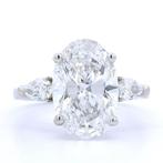 Zonder Minimumprijs - Ring Platina - 4.75ct. tw. Diamant, Nieuw