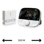 Smart WiFi Opbouw Thermostaat | Draadloos | Draaiknop Bedien, Verzenden