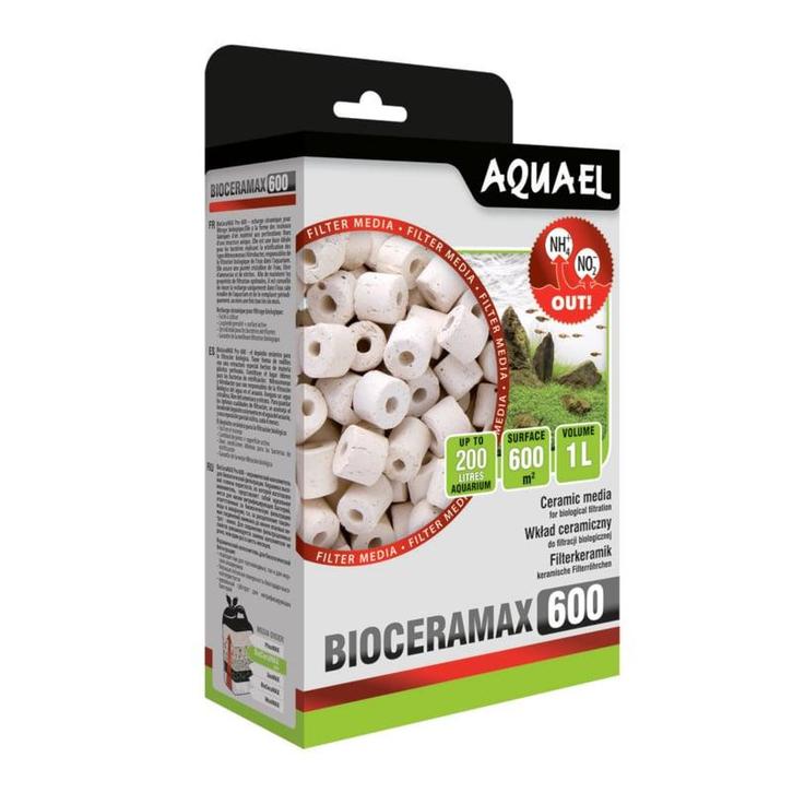 Bioceramax pro 600 - 1000ml (Aquael filtermaterialen), Dieren en Toebehoren, Vissen | Aquaria en Toebehoren, Filter of Co2, Nieuw