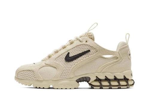 Nike Air Zoom Spiridon Caged Stussy Fossil - Maat 44.5 EU, Kleding | Heren, Schoenen, Ophalen of Verzenden