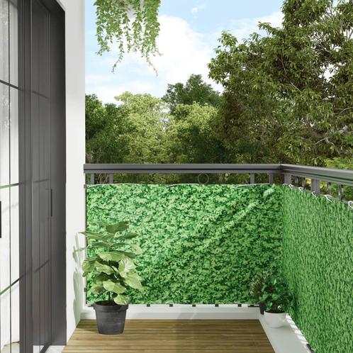 vidaXL Écran dintimité de balcon aspect de plante vert, Jardin & Terrasse, Clôtures de jardin, Neuf, Envoi