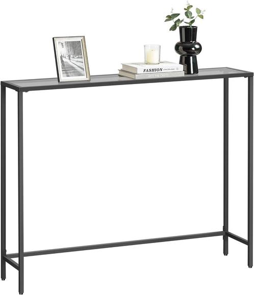 Tafel - Stevig Frame - Verstelbare Voeten - Inktzwart, Huis en Inrichting, Tafels | Sidetables, Nieuw, Ophalen of Verzenden
