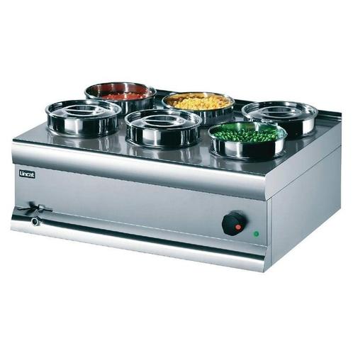 Bain Marie | 2kW | RVS | Met aftapkraan | Incl. 6x 4,5L pan, Zakelijke goederen, Horeca | Keukenapparatuur, Nieuw in verpakking