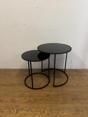 ZGAN Set Bijzettafel - T1604- Vintage/Café beschikbaar voor biedingen