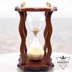 Zandloper - Val Gardena Design Wood - Verguld hout -, Antiek en Kunst, Curiosa en Brocante
