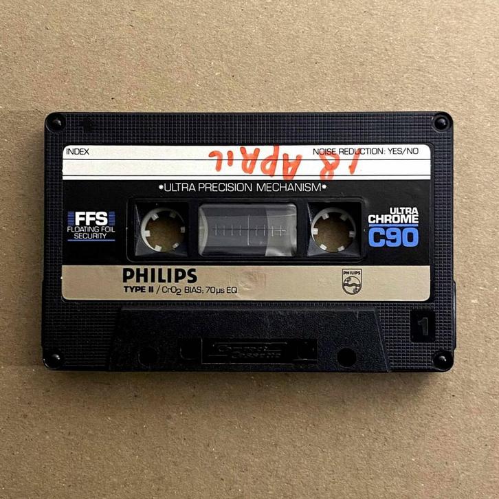 Philips Ultra Chrome C90 onbespeeld gebruikt (Cassette band), Cd's en Dvd's, Cassettebandjes, Ophalen of Verzenden