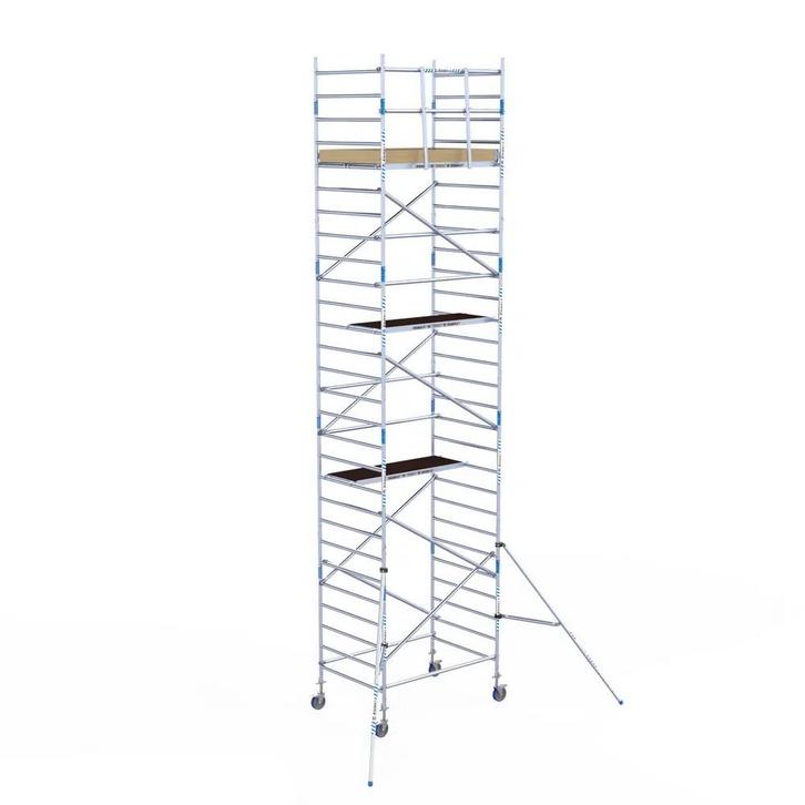 ALX rolsteiger 135 x 9,2m WH met voorloopleuning, Doe-het-zelf en Bouw, Steigers, Rolsteiger of Kamersteiger, Nieuw, 5 meter of hoger