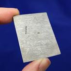 Météorite de fer de Gibeon (Namibie, 1836) Slice -Motif, Verzamelen, Mineralen en Fossielen