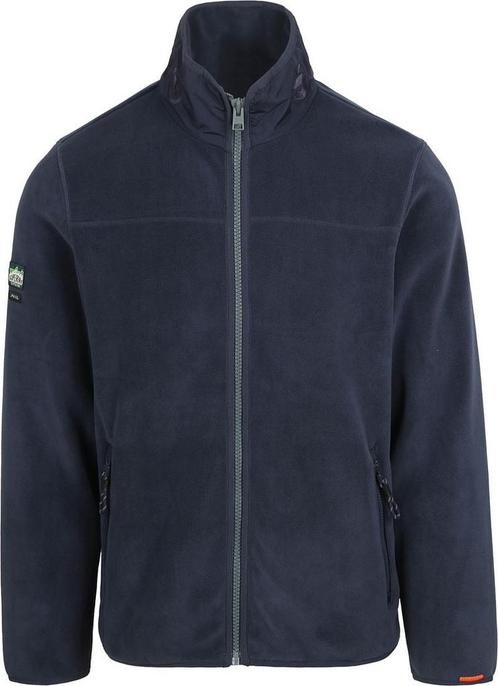 Superdry Vest Fleece Lauren Navy maat Maat 48/50 (M) Heren, Kleding | Heren, Truien en Vesten, Blauw, Nieuw, Maat 48/50 (M), Verzenden