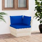 vidaXL Tuinhoekbank met kussens pallet geïmpregneerd, Tuin en Terras, Tuinsets en Loungesets, Verzenden, Nieuw