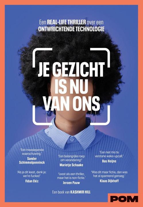 Je gezicht is nu van ons (9789493213586, Kashmir Hill), Boeken, Romans, Nieuw, Verzenden
