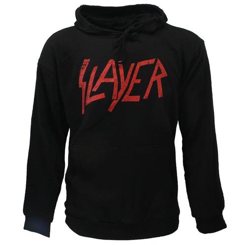 Slayer Distorted Logo Band Hoodie Trui - Officiële, Kleding | Heren, Truien en Vesten