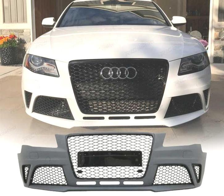 Pare Chocs Pour Audi A4 B8 08-11 Look Rs4 Grille Noir Sra Pd, Auto-onderdelen, Carrosserie, Verzenden