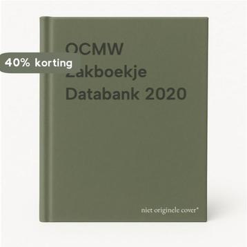 OCMW Zakboekje Databank 2020 9789403014876, Verzenden