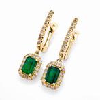 Zonder minimumprijs - Oorbellen - 14 karaat Zambia, Geel, Nieuw