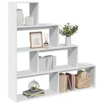 vidaXL Kamerscherm / boekenkast 4-laags 143,5x29x143,5 cm, Verzenden, Nieuw