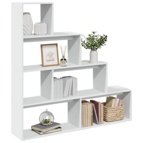 vidaXL Kamerscherm / boekenkast 4-laags 143,5x29x143,5 cm, Huis en Inrichting, Kasten | Boekenkasten, Nieuw, Verzenden