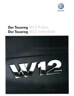2009 VOLKSWAGEN TOUAREG W12 / W12 R-LINE SPORT BROCHURE DU.., Ophalen of Verzenden