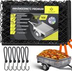 KESSER® Aanhangernet met spankabel - 1,5x2,2m - Zwart, Doe-het-zelf en Bouw, Verzenden, Nieuw