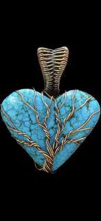 Turkoois - Hart - Levensboom - Hanger