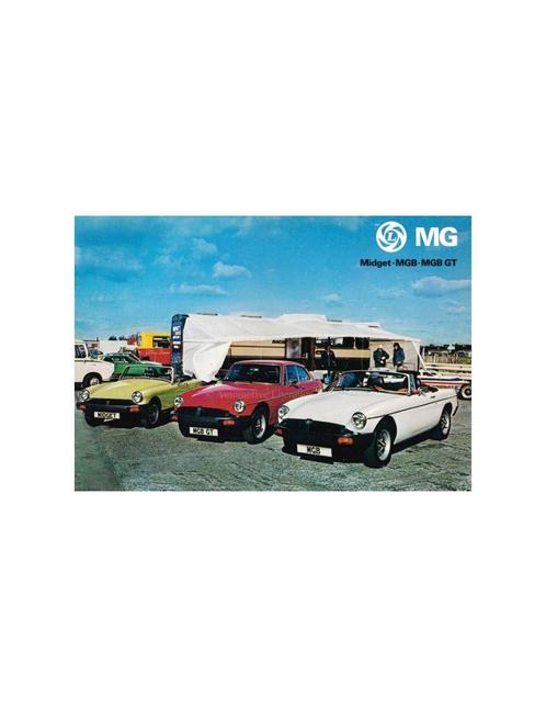 1977 MG MGB GT BROCHURE ENGELS, Livres, Autos | Brochures & Magazines