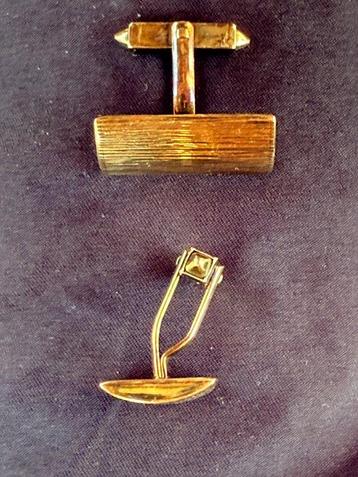 Handmade - Manchetknopen - 14 karaat Geel goud