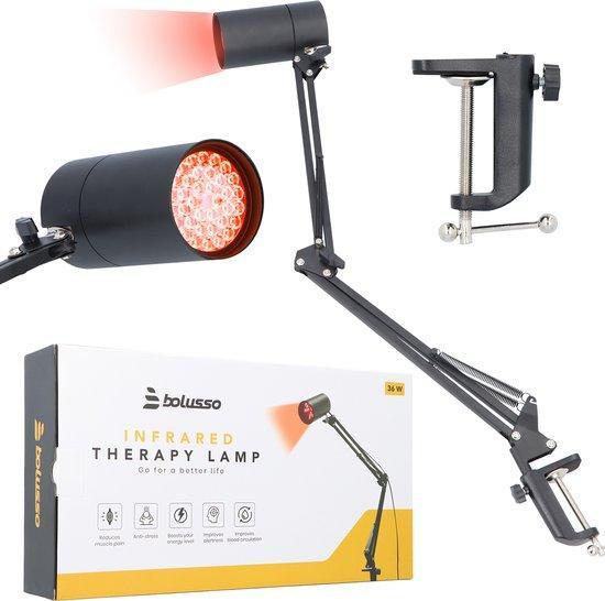 2dekans | Bolusso Industriële Infraroodlamp voor Spierpijn &, Huis en Inrichting, Lampen | Losse lampen, Ophalen of Verzenden