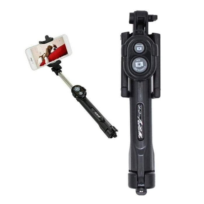 Selfie Stick Tripod met Bluetooth - Draadloos Smartphone, Telecommunicatie, Mobiele telefoons | Toebehoren en Onderdelen, Nieuw