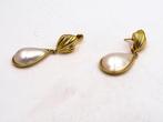 Oorbellen - 18 karaat Geel goud - Parel, Nieuw