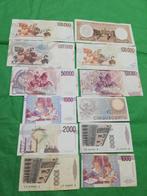 Italie. - 12 banconote Lire - anni vari (Sans prix de