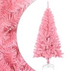 vidaXL Kunstkerstboom met standaard 150 cm PVC roze, Diversen, Verzenden, Nieuw