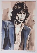 Mick Jagger by Emma Wildfang - Watercolor Edition - Fine Art, Nieuw in verpakking