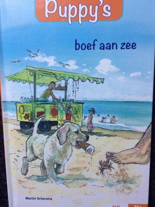 Puppys boef aan zee (AVI start) 9789492482433 M Scherstra, Boeken, Kinderboeken | Jeugd | onder 10 jaar, Gelezen, Verzenden