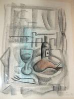 Francisco Bores (1898-1972) - Nature morte 1934/ CUBISME/, Antiek en Kunst