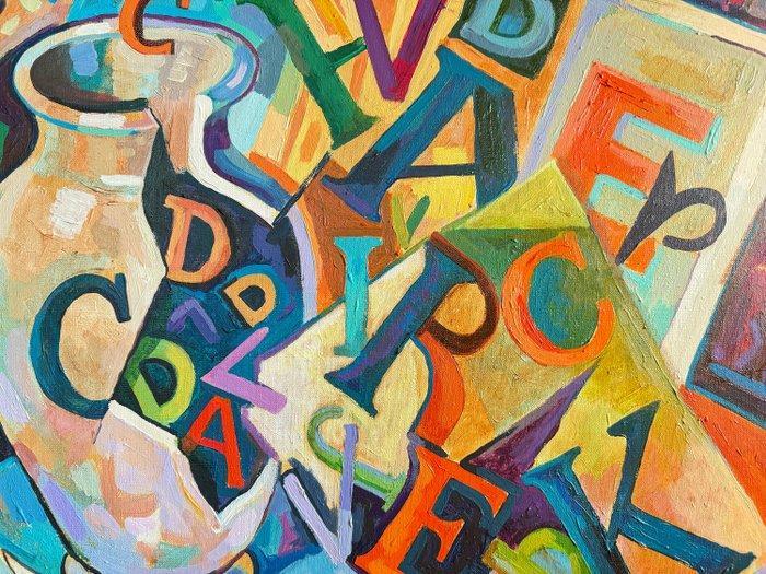 Piotr Wrona - Martwa natura z sukulentami, Antiek en Kunst, Kunst | Schilderijen | Modern