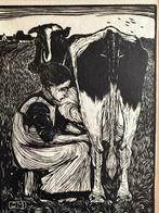 Jan Mankes (1889-1920), after - Originele Houtsnede