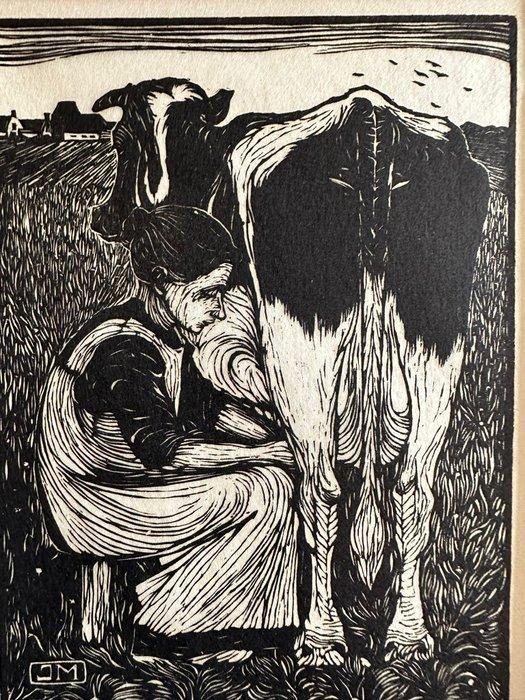 Jan Mankes (1889-1920), after - Originele Houtsnede, Antiek en Kunst, Antiek | Overige Antiek