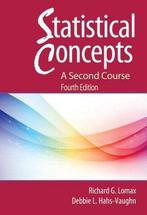Statistical Concepts 9780415880077 Richard G. Lomax, Verzenden, Gelezen, Richard G. Lomax