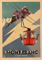 Monsieur Z - Affiche de Tourisme Le Télécabine - Mont Blanc, Antiek en Kunst