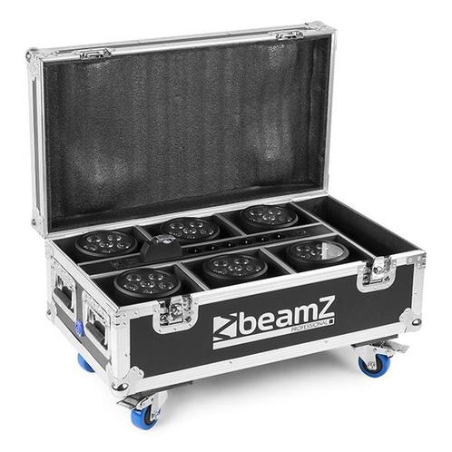 BeamZ Professional FCC66 Flightcase voor 6x BBP66 Uplight, Musique & Instruments, Lumières & Lasers, Envoi