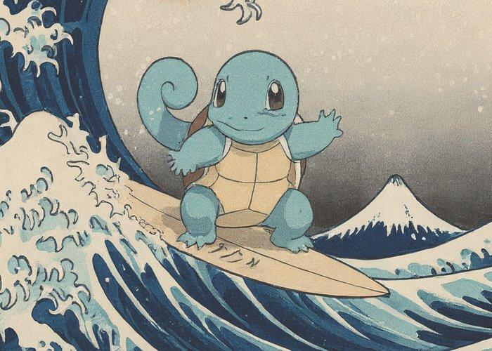 Collectibles & Co. - Squirtle - “The Great Wave off, Games en Spelcomputers, Spelcomputers | Overige Accessoires