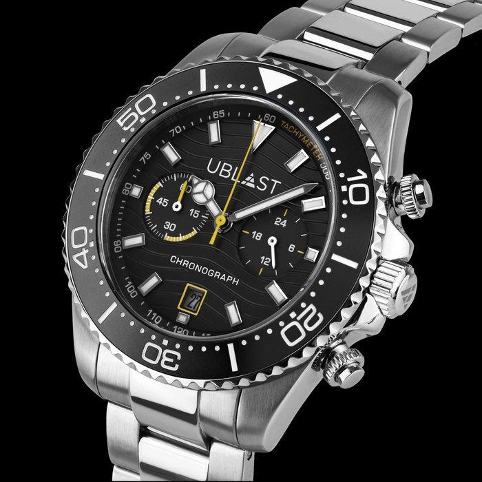 Ublast - Velocity - Sapphire Glass - REF.UBVLC42BKYE - Ltd., Handtassen en Accessoires, Horloges | Heren