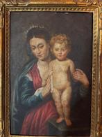 Italiaanse school (XIX) - Madonna con Bambino, Antiek en Kunst, Kunst | Schilderijen | Klassiek