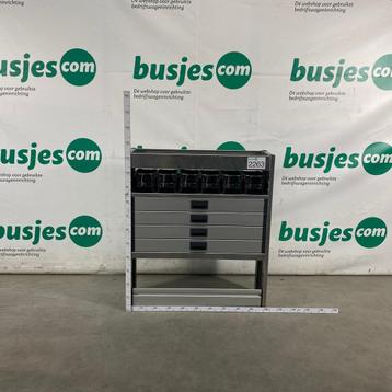 Aluca aluminium bedrijfswageninrichting gebruikt (nr 2263), Verzenden