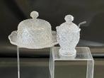 Val Saint Lambert - Tafelservies (2) - Kristal - Boterpot en