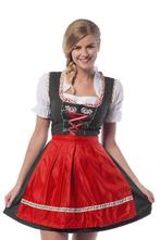 Dirndl Jurk Oktoberfest Rood 3 delig, Kinderen en Baby's, Verzenden, Nieuw