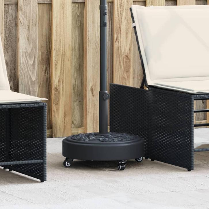 vidaXL Parasolvoet met wielen voor stok van Ø38 / 48 mm 27, Tuin en Terras, Parasols, Nieuw, Verzenden